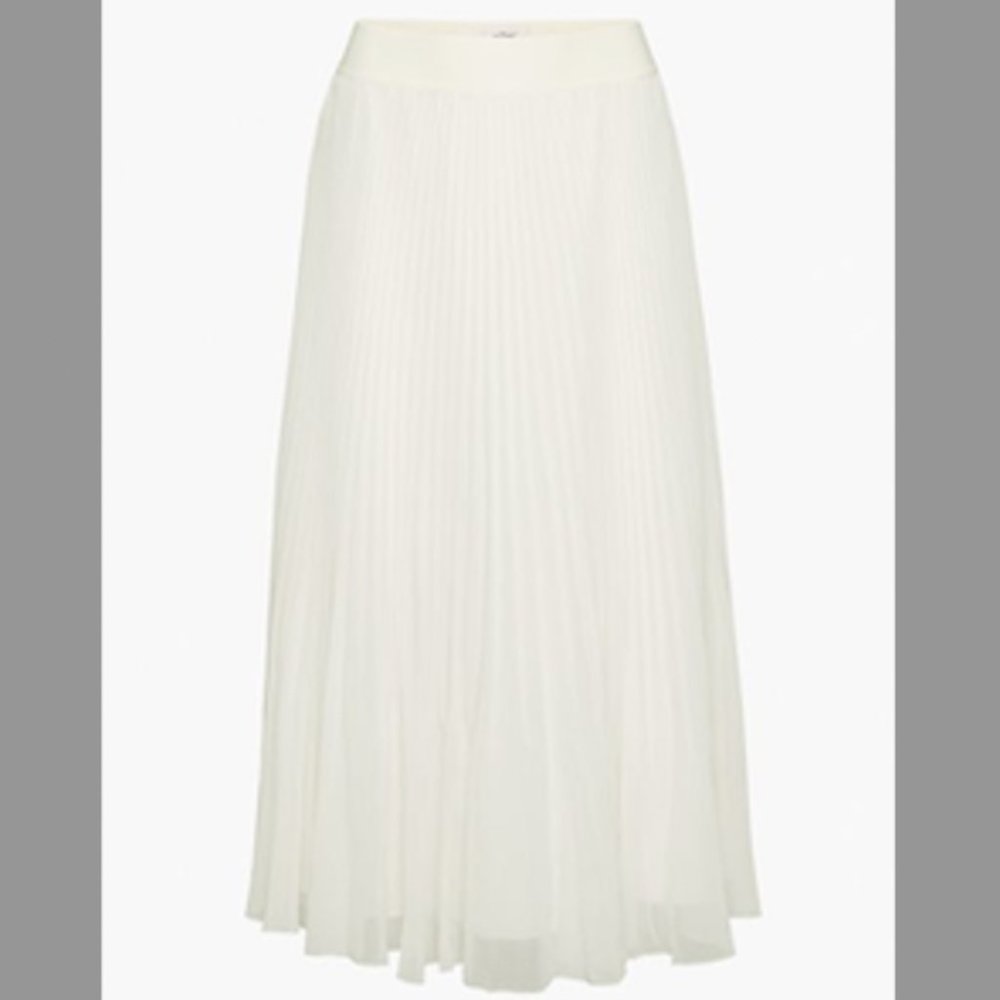NWT XS Aritzia Wilfred Twirl Skirt in Light Birch
